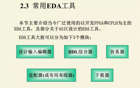 EDA设计是什么，有什么作用？